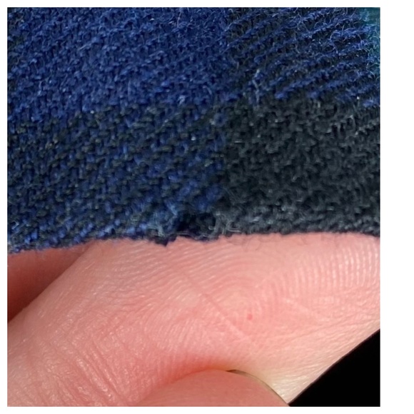 Brooks Brothers Sheath Dress Jumper 4 Small Plaid 100% WOOL Green Blue Slavs - Picture 2 of 4